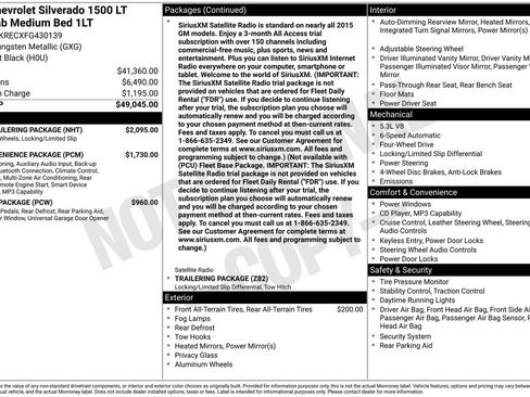 Used 2015 Chevrolet Silverado 1500 LT w/ Max Trailering Package AWD/4WD image 35