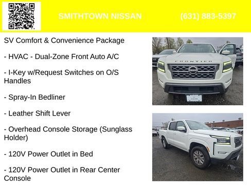Used 2022 Nissan Frontier SV w/ SV Premium Package AWD/4WD image 6