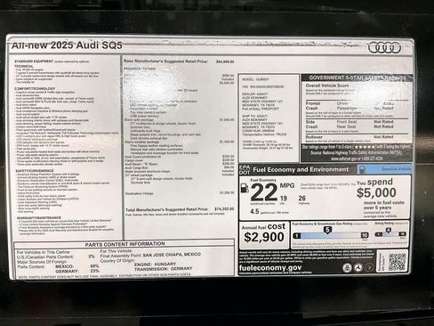 New 2025 Audi SQ5 Premium Plus image 16