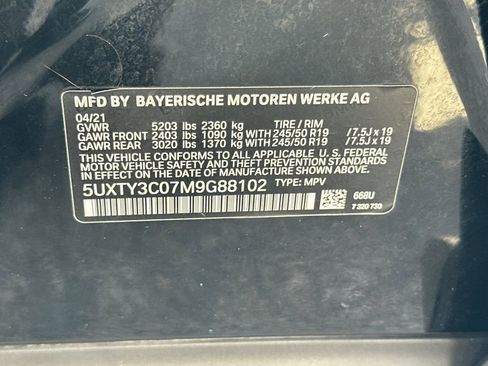 Used 2021 BMW X3 sDrive30i w/ Convenience Package RWD image 34
