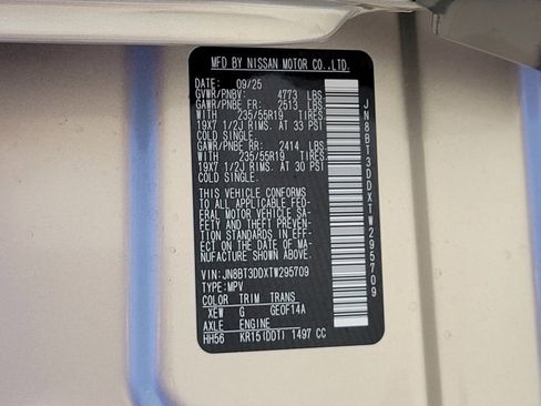 New 2026 Nissan Rogue Platinum w/ Platinum Premium Package image 12