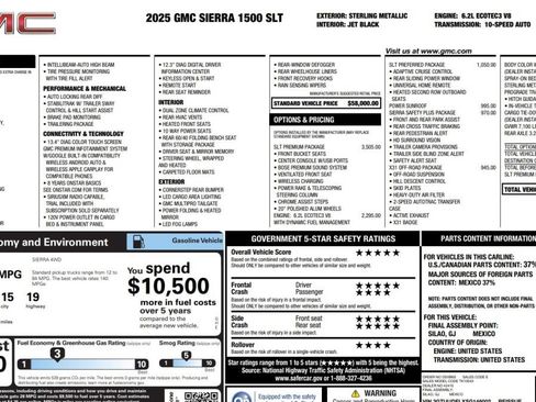 Used 2025 GMC Sierra 1500 SLT w/ SLT Premium Package AWD/4WD image 15