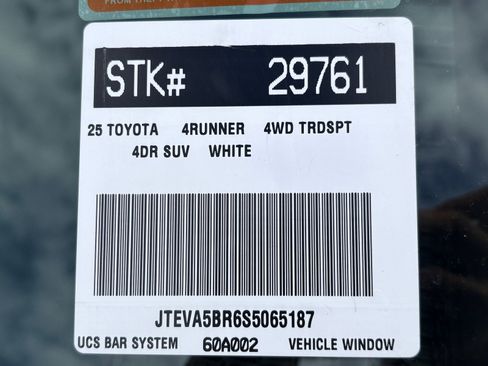 New 2025 Toyota 4Runner TRD Sport image 21