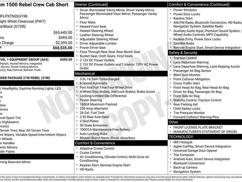 Used 2026 RAM 1500 Rebel w/ Rebel Level 1 Equipment Group image 2
