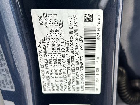 New 2026 Honda CR-V EX-L image 34