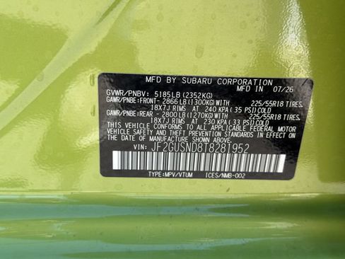 New 2026 Subaru Crosstrek 2.5i Limited AWD/4WD image 26