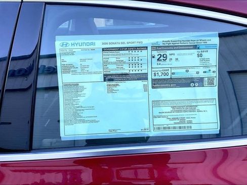 New 2026 Hyundai Sonata SEL FWD image 14