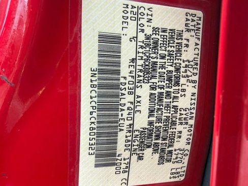 Used 2012 Nissan Versa 1.8 S w/ Plus Pkg image 35