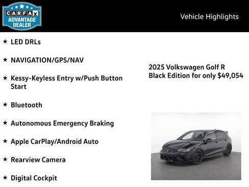 Used 2025 Volkswagen Golf R Black Edition AWD/4WD image 4