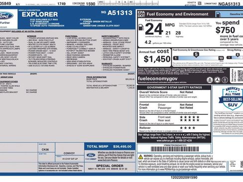 Used 2022 Ford Explorer XLT image 31