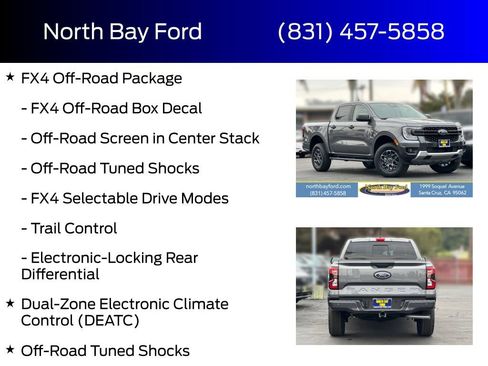 New 2025 Ford Ranger XLT w/ Equipment Group 301A High AWD/4WD image 12