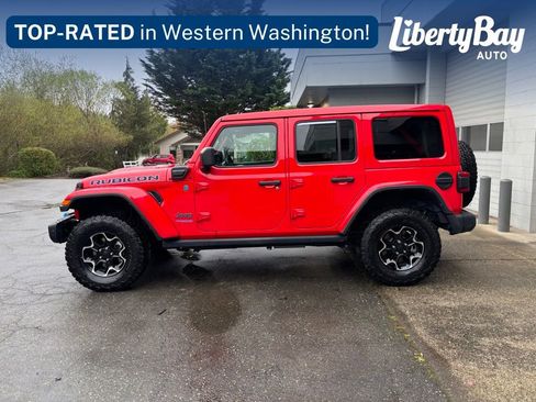 Used 2022 Jeep Wrangler Unlimited Rubicon 4xe w/ Steel Bumper Group image 3