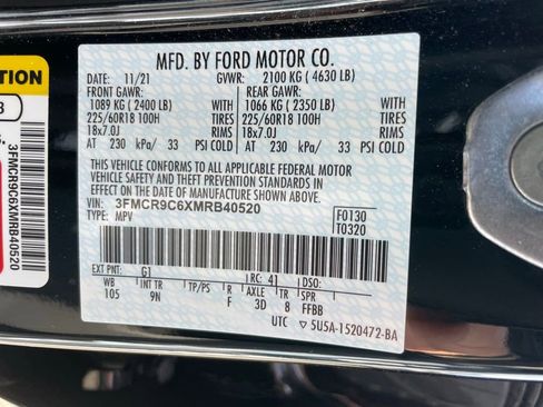 Used 2021 Ford Bronco Sport Outer Banks w/ Outer Banks Package (96D) AWD/4WD image 46