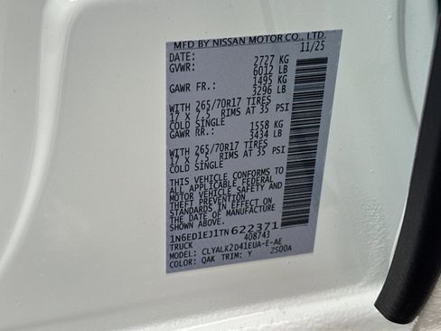 New 2026 Nissan Frontier Pro-X image 27