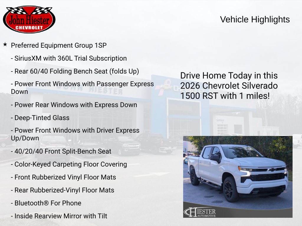 New 2026 Chevrolet Silverado 1500 RST w/ RST Select Package AWD/4WD image 5