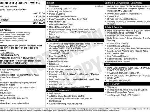 Certified 2024 Cadillac Lyriq Luxury AWD/4WD image 29