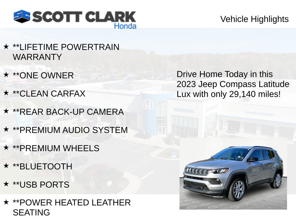 Used 2023 Jeep Compass Latitude AWD/4WD image 11