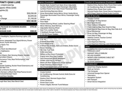 Used 2023 INFINITI QX60 Luxe image 31