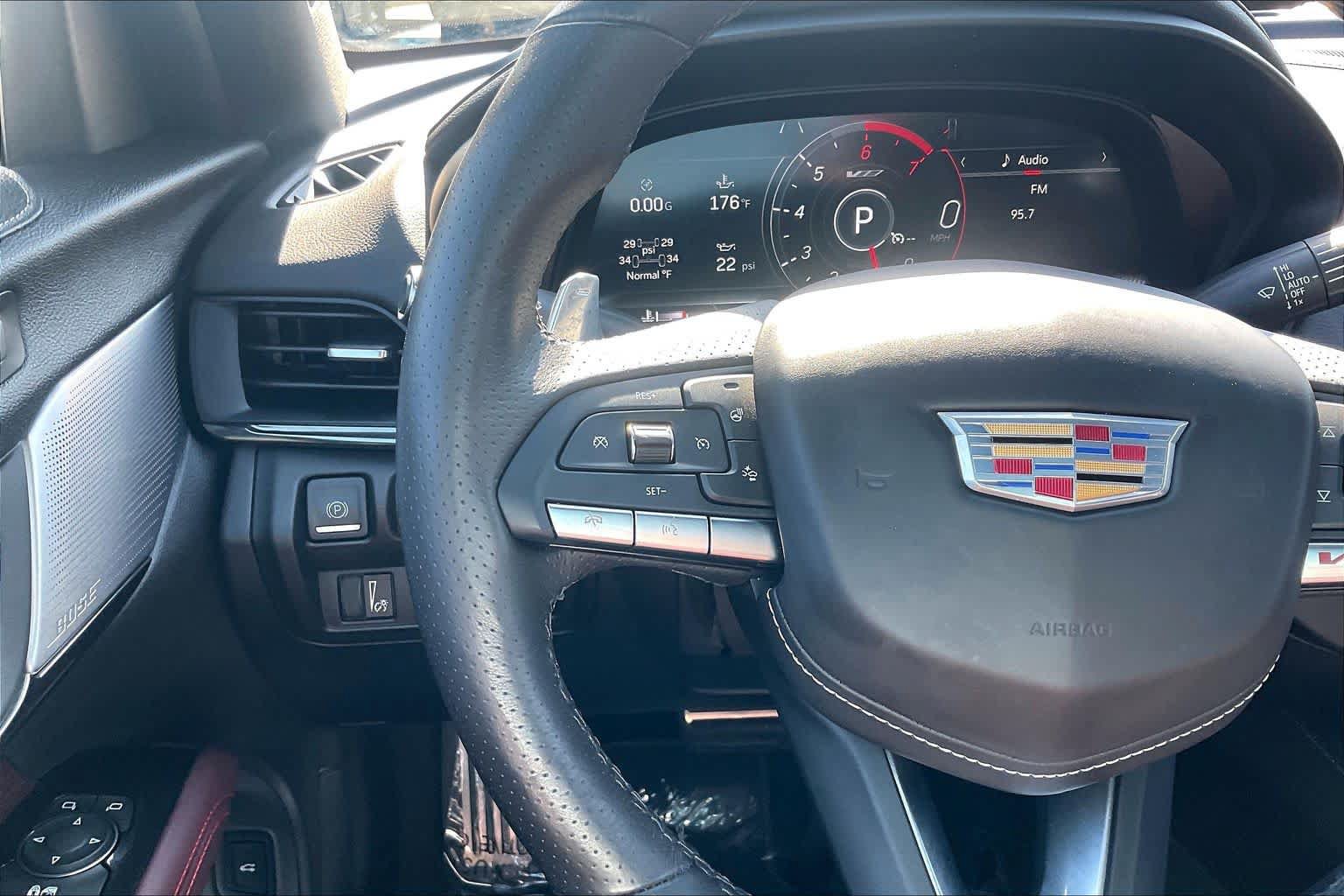 Used 2021 Cadillac CT4 V w/ Technology Package RWD image 22