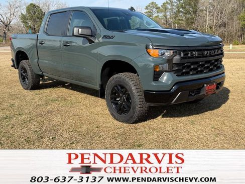 New 2026 Chevrolet Silverado 1500 Custom Trail Boss w/ Dark Appearance Package AWD/4WD image 1