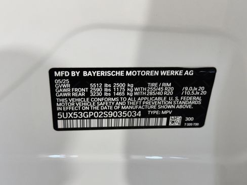Certified 2025 BMW X3 xDrive30i w/ M Sport Package image 37