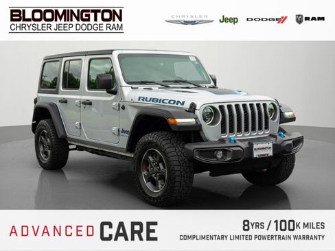 Used 2023 Jeep Wrangler Unlimited Rubicon 4xe w/ Cold Weather Group AWD/4WD image 1