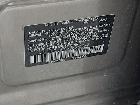 Used 2018 Subaru Forester 2.5i Touring w/ Popular Package #3B image 26