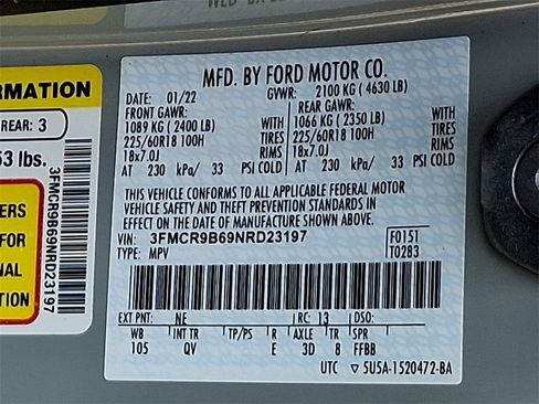 Certified 2022 Ford Bronco Sport Big Bend w/ Convenience Package image 28