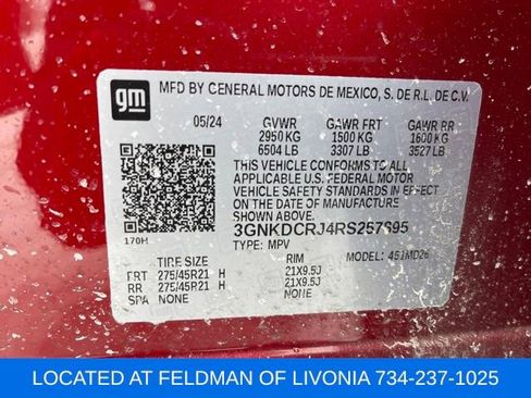 Certified 2024 Chevrolet Blazer EV RS image 10