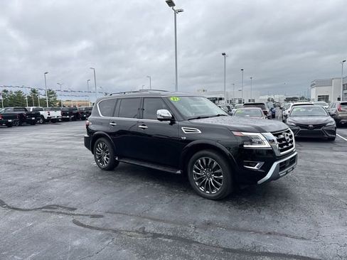 Used 2021 Nissan Armada Platinum w/ Captain's Chairs Package AWD/4WD image 6