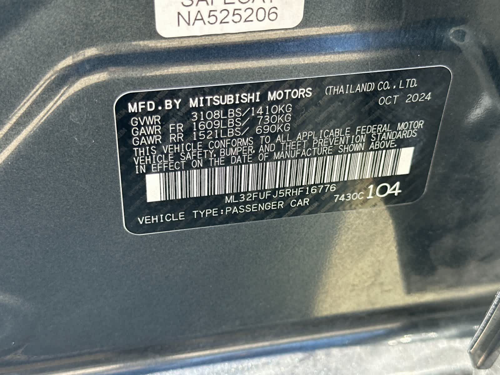 Used 2024 Mitsubishi Mirage G4 ES FWD image 29