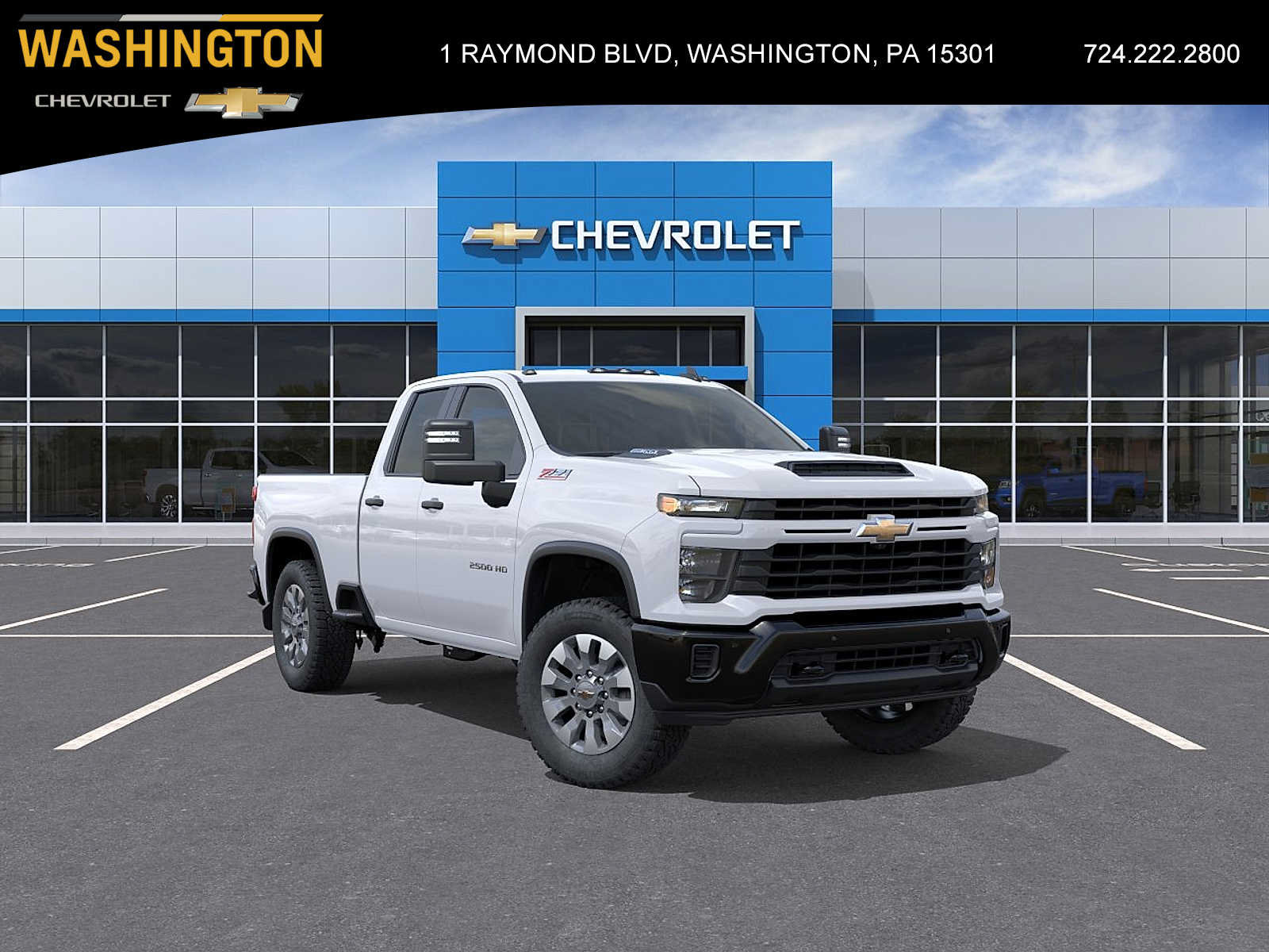 New 2026 Chevrolet Silverado 2500 Custom w/ Custom Value Package AWD/4WD image 1