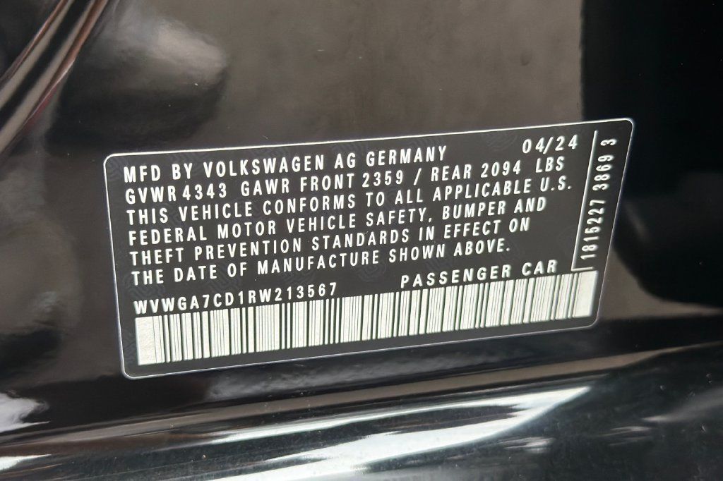 Used 2024 Volkswagen GTI S FWD image 24