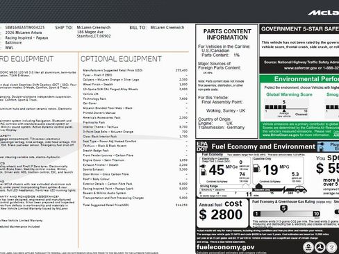 New 2026 McLaren Artura RWD image 37