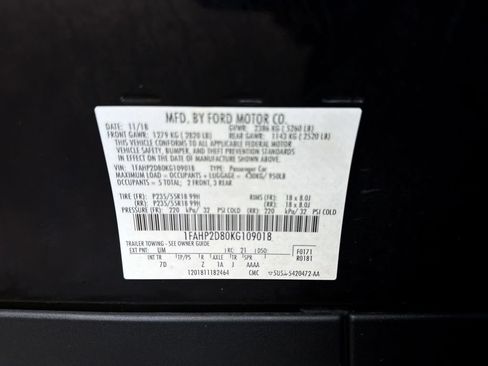 Used 2019 Ford Taurus SE FWD image 29