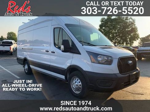 Used 2024 Ford Transit 350 148 High Roof Extended AWD w/ Upfitter Package image 1