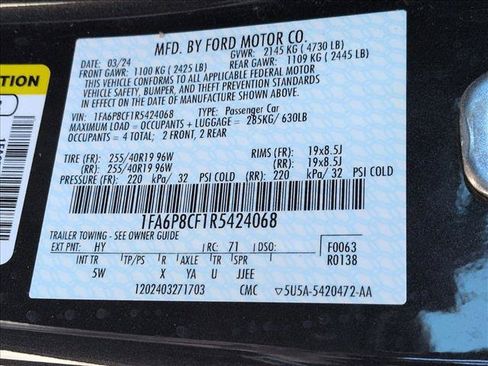 Used 2024 Ford Mustang GT Premium RWD image 17