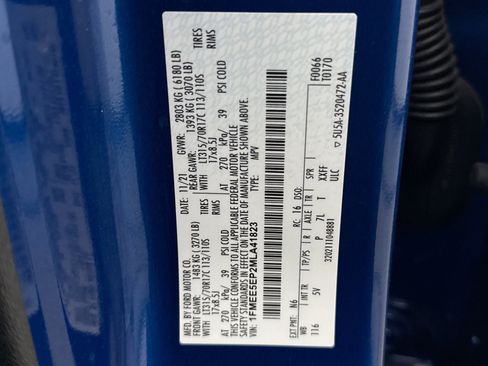 Used 2021 Ford Bronco First Edition AWD/4WD image 20