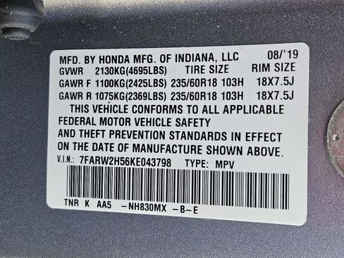 Used 2019 Honda CR-V EX image 35