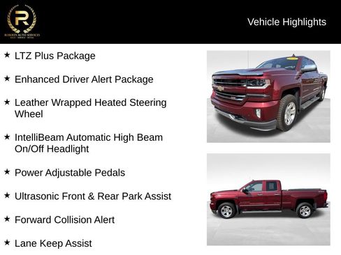 Used 2016 Chevrolet Silverado 1500 LTZ Z71 w/ LTZ Plus Package AWD/4WD image 9
