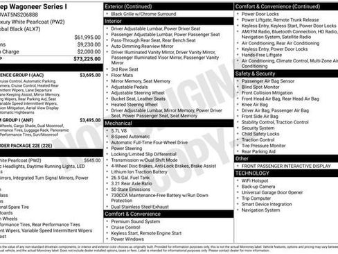 Used 2022 Jeep Wagoneer Series I w/ Convenience Group I image 35