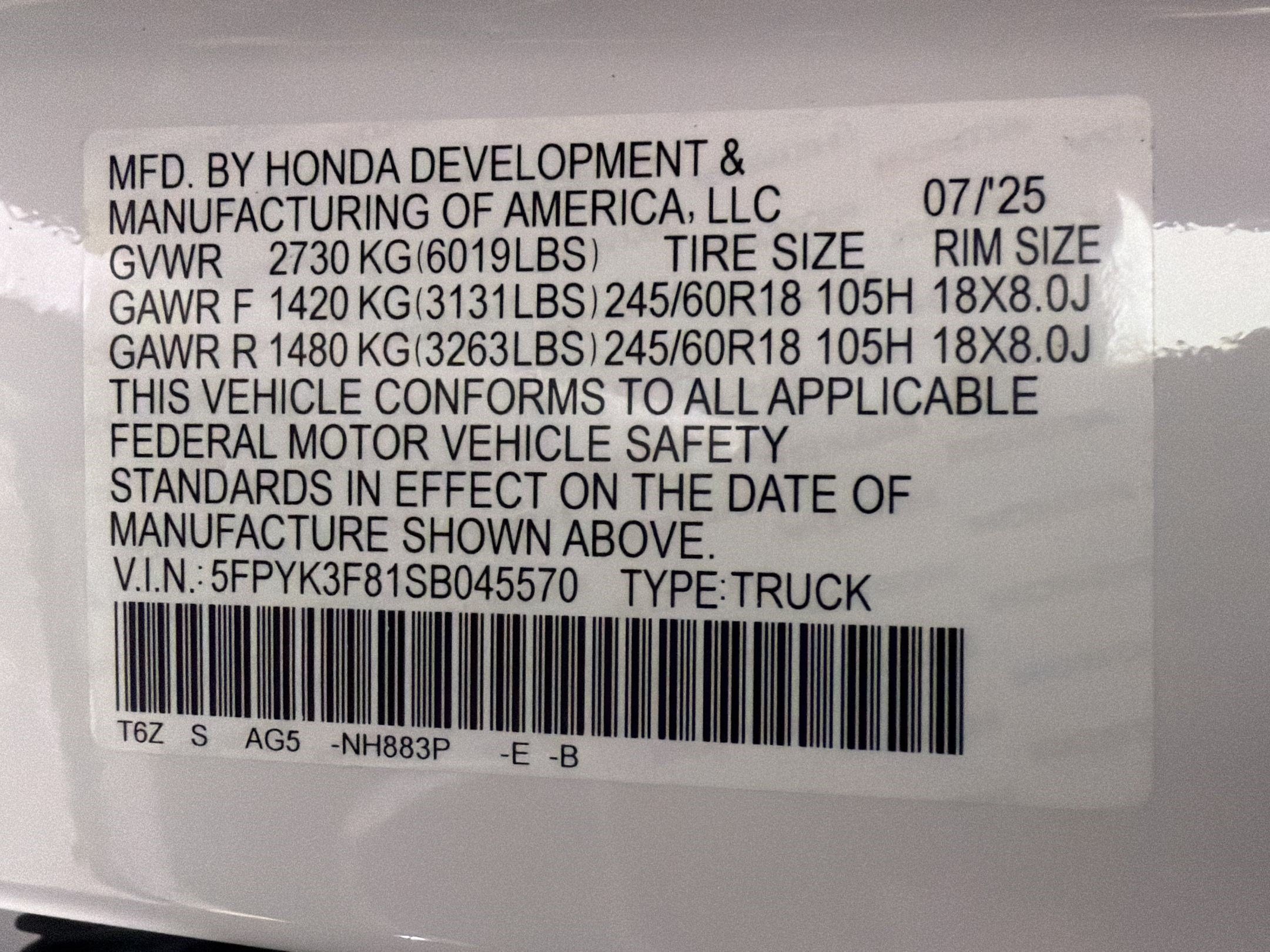 Used 2025 Honda Ridgeline Black Edition image 23