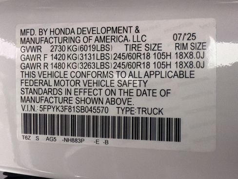 Used 2025 Honda Ridgeline Black Edition image 23