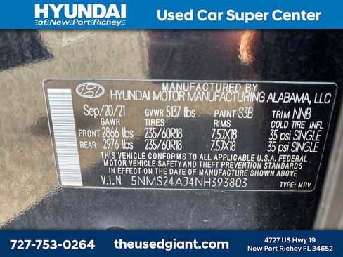 Used 2022 Hyundai Santa Fe SEL FWD image 12