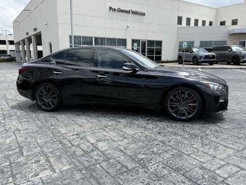 Certified 2023 INFINITI Q50 Red Sport 400 w/ Black Opal Edition RWD image 8