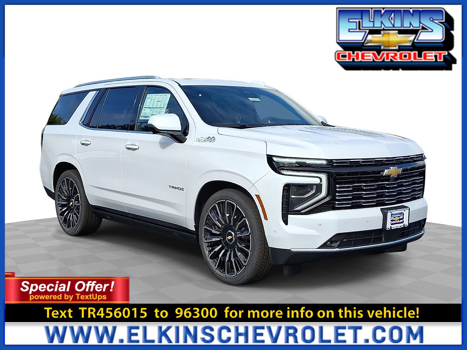 New 2026 Chevrolet Tahoe High Country AWD/4WD image 1