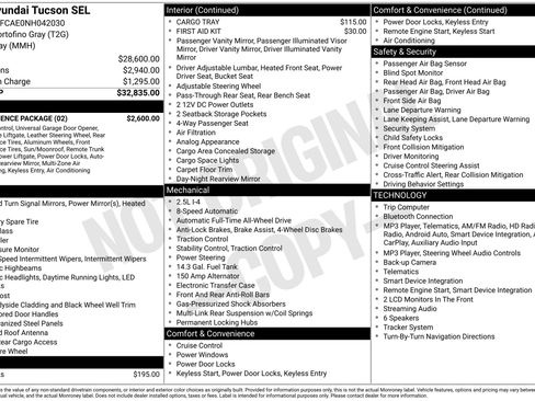 Certified 2022 Hyundai Tucson SEL w/ Convenience Package AWD/4WD image 2