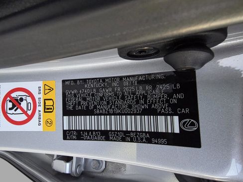 Used 2019 Lexus ES 350 image 32