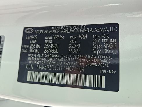 Certified 2026 Hyundai Santa Fe Limited AWD/4WD image 25