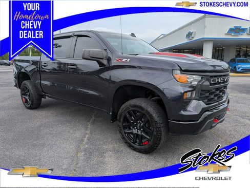 Used 2024 Chevrolet Silverado 1500 Custom Trail Boss AWD/4WD image 1
